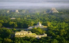 Landscape nature chichen itza temple ruins archeology Custom Gaming Mat Desk picture