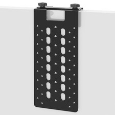 Metal Office Cubicle Monitor Mount Bracket, Height Adjustable VESA Monitor  picture