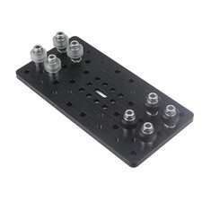 CNC Aluminium C-Beam Double Gantry Plate Set with V-Slot Solid V Wheel Kit picture