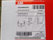 ABB Dual Power Transfer Switch DPT63-CB010 C63 4P FedEx or DHL picture