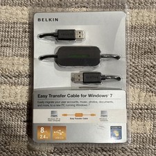 Belkin Easy Transfer Cable for Windows 7 USB 2.0 8ft 2.4m PC Adapter picture