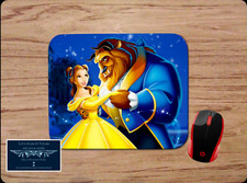 BEAUTY & THE BEAST DANCING BELLE DISNEY INSPIRED DESK MAT MOUSE PAD HOME SCHOOL picture