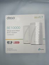 TP-LINK Deco BE63 Wi‑Fi 7 Tri-Band Mesh System 2-Pack White 2.5Gbps 4-Port picture