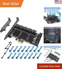 Advanced PCIe SATA 16-Port Expansion Card - Supports Windows, MAC & Linux picture