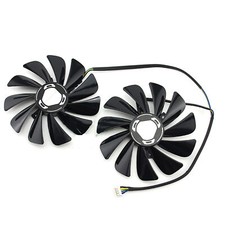 For XFX RX 5600XT 6GB RX5500 XT Graphics Card Cooling Fans Radiator Cooler Part picture