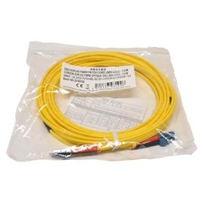 20 x Corning OS2 Duplex Fibre Patch Cord YELLOW LSZH LC/LC - 7.5m NEW NEW picture