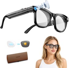 AI Smart Camera Glasses, USB-C Charge, 4K Photos & 1080P Video, Bluetooth picture