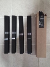 EVEO J CHANNEL CABLE RACEWAY CABLE MANAGEMENT ORGANIZER BLACK OPEN BOX NEW picture