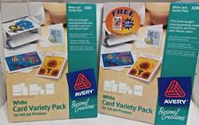 2 PACKS Avery® White Card Variety Pack (24 Assorted Cards & 16 Envelopes) picture