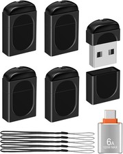 4GB Small Flash Drives 5 Pack USB2.0 Mini USB Drive with a USB-C Adapt picture