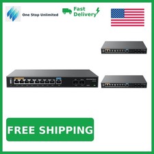Grandstream 11 Port PoE VPN Router GWN7003 Wired Gigabit picture