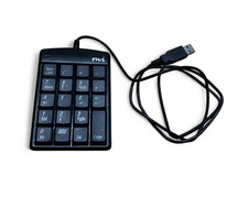 Micro Innovations Model KP25B USB Wired Numeric Keypad Plus Black Extension picture