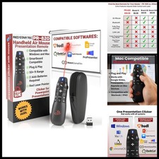RED STAR TEC PR-820 Air Mouse Presentation Clicker Laser Pointer picture