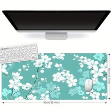 1pc Extended Mouse & Keyboard Pad - Non-Slip Rubber Base, Ideal for Gaming, Ho picture