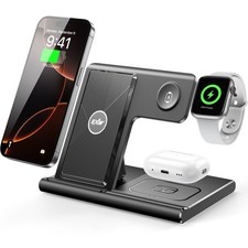 3 In 1 Wireless Charging Sation For Multiple Devices 15W Fast Charging Stand picture