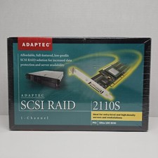 Adaptec SCSI RAID 2110S 64-bit/66MHz PCI Ultra 160 SCSI NEW SEALED  picture
