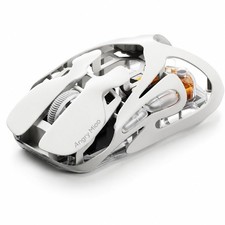 Angry miao AM Infinity Wireless Gaming Mouse, 49g Cloud White Mouse picture