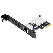 IO CREST Single Port 10 Gigabit Ethernet PCI-e x1 Network Card RTL8127 Chipset picture