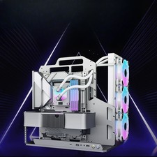 Open Frame PC Case Full Aluminum ATX MATX Handheld Water Cooling 40 Series GPU picture