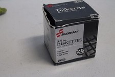Skilcraft 3.5 Inch Diskettes Double Sided High Density IBM Format 17 Pack Black picture