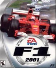F1 2001 PC CD drive race crash pro drivers Formula One championship car game picture