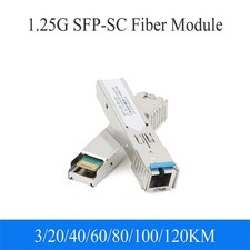 1Pair Gigabit Fiber SFP Module 1000M SC 1.25G Single Mode A+B Fiber Module picture
