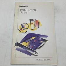 1998 Adaptec SCSI Card 2906 For Macintosh Computers Installation Guide AVA-2906 picture