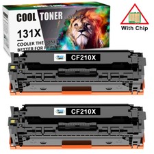 2 PK CF210A 131A Black Toner Cartridges For HP Color Laserjet Pro 200 MFP M276nw picture