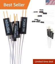Motherboard Extension Cable Set 22AWG Silver Plated Cable Gold-Plated Plug Po... picture