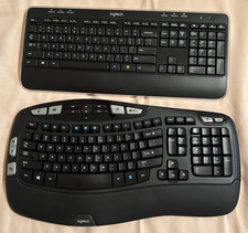 Lot Bundle Logitech K350 & K520 Wireless Keyboards OEM Tested No USB Receivers picture