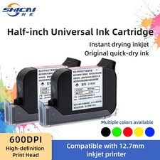 3pcs 42ml Quick Dry Ink Cartridge 12.7mm Color for Handheld Inkjet Printer picture
