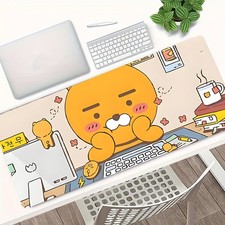 1pc Oversized Gaming Mouse Pad with Edge Design, Washable And Durable, Suitabl picture