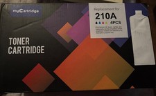 myCartridge - Replacement For 210A Laser Toner Cartridges - Includes 4 B/C/M/Y picture