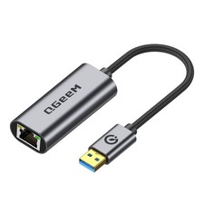 QGeeM USB 3.0 Type-A to RJ45 Ethernet Adapter - NEW picture