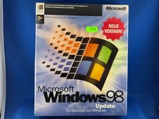 Microsoft Windows 98 Update PC Big Box Factory Sealed German Edition New OS 1998 picture