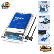 Effortless 2.5-Inch External Hard Drive Enclosure, Tool-Free, Lightweight, 6TB picture