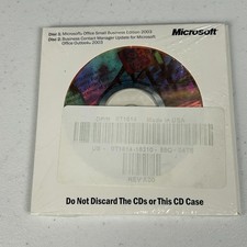 NOS SEALED Microsoft Office Small Business Edition 2003 & BCM w/ Product Key picture