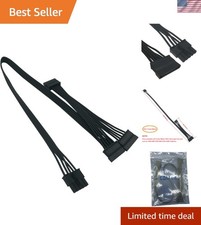 SATA Power Cable for Cooler Master PSUs, 5 Pin to 3X 15 Pin SATA Hard Drive H... picture