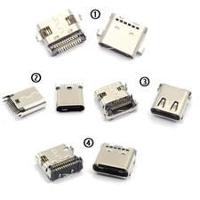 5pcs USB3.1 Type C 24Pin Female SMT DIP PCB Socket SMD Connector DIY Solder picture