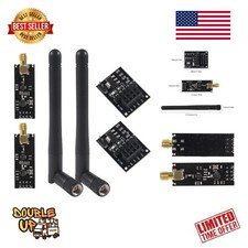 2Pcs NRF24L01+PA+LNA RF Wireless Transceiver Module with SMA Antenna 2.4G... picture
