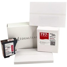IDEALSEAL Red Ink Cartridge 100 Labels for pb 797-0 797-m k7mo k700 picture