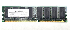 Infineon DDR, 333, CL2.5 SDRAM Desktop RAM - 256 MB (32MX64) PC2700U-25330-A0 picture