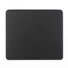 MCP050 Genuine Leather Mouse Pad Black Cowhide Simple Design NonSlip Mat picture