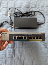 NETGEAR MS108EUP 2.5G Ethernet Easy Smart Managed Switch 230W 4xPoE++ and 4xPoE+ picture