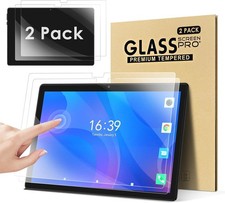 2-PACK 10 inch Tablet Screen Protector Anti-Scratch Tempered Glass picture