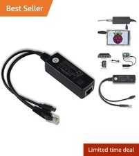 IEEE 802.3af Micro USB Active PoE Splitter Power Over Ethernet 48V to 5V 2.4A... picture