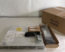 CISCO C9300L-48PF-4X-M CATALYST 48 PORT POE NETWORK SWITCH MERAKI UNCLAIMED picture
