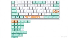 Mint Toffee PBT Keycaps XDA Profile Dye Sub 128 Keys MX Stem Custom  picture
