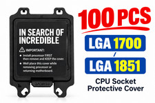 100-Pack Intel LGA1700 LGA1851 CPU Socket Protector Cover Motherboard 17XX 18XX picture