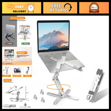360° Rotating Laptop Stand - Adjustable Height & Angle, Ergonomic Riser, Foldabl picture